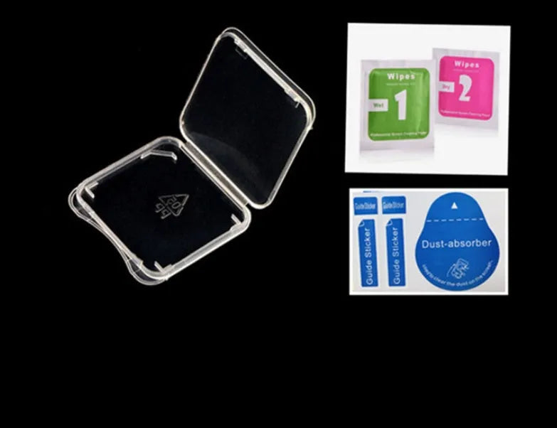 Tempered glass camera lens protector film for Samsung Galaxy smartphones showing lens and flash protection components