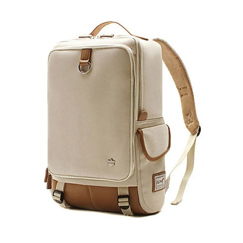 Large Oxford cloth backpack for men in multiple colours, showing dimensions of 30cm wide by 46cm high.