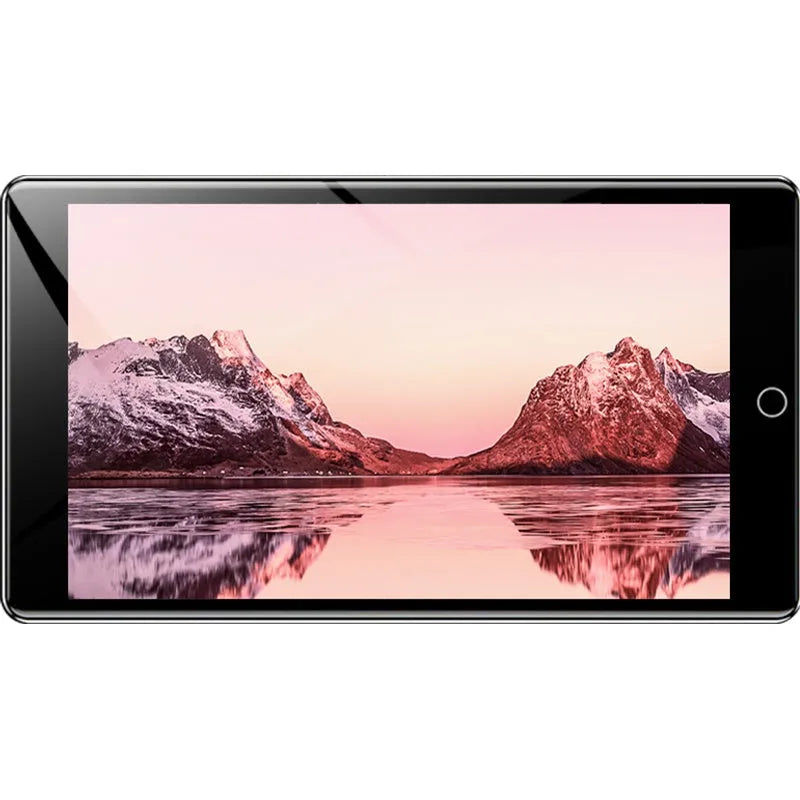 Ruizu H1 black MP3 MP4 player with 4 inch touch screen showing media playback interface