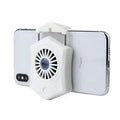 Black and white mobile phone radiator USB cooling fan for smartphone gaming accessories