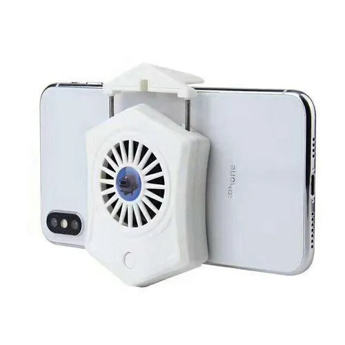 Black and white mobile phone radiator USB cooling fan for smartphone gaming accessories
