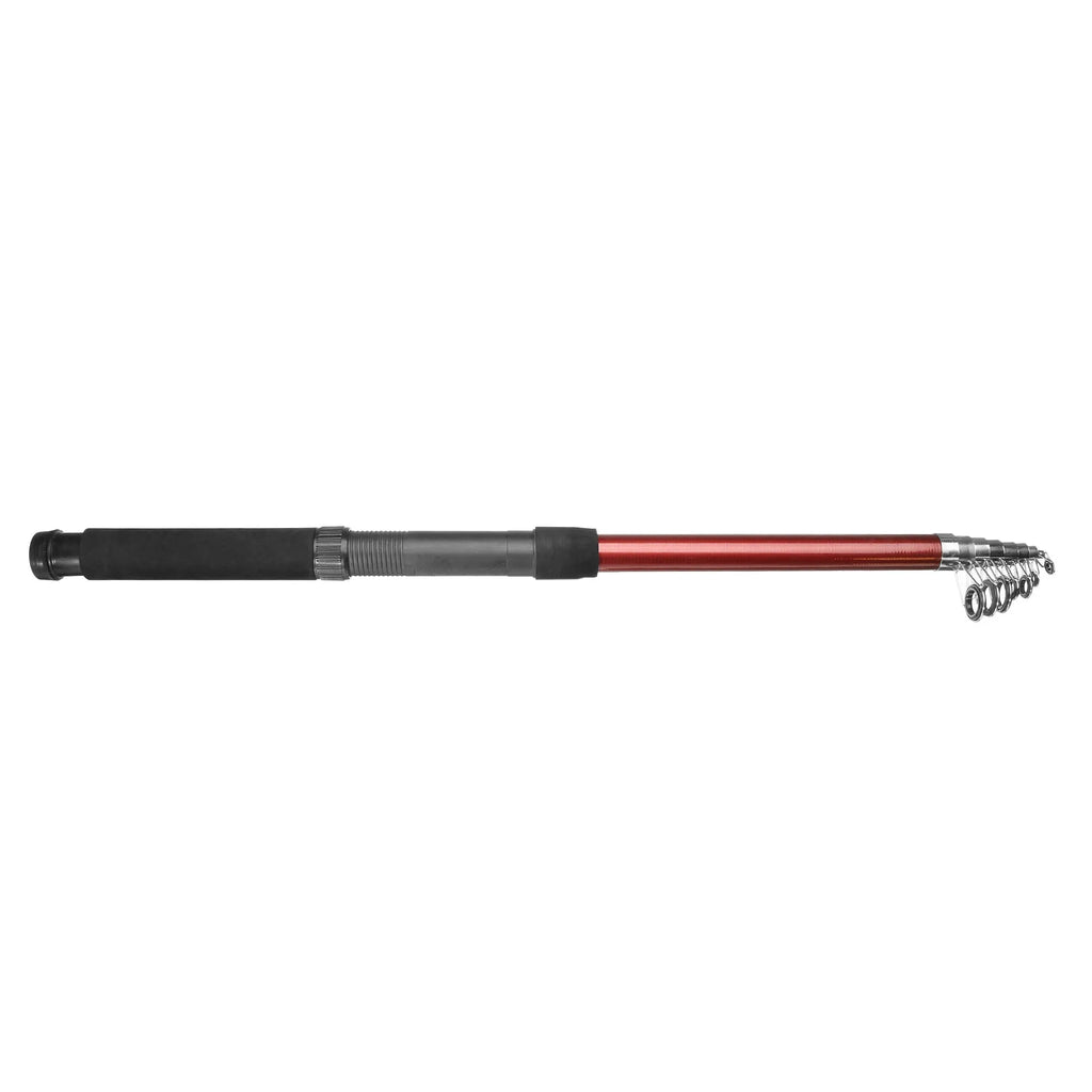 CL-LB-M7 LED light panel mounted on a tall telescopic fishing rod with a remote control.