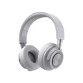 Sports wireless Bluetooth headset in red, grey, green, or black colours showing on-ear design.