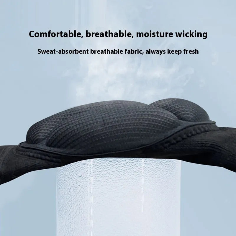 Black and blue thick sponge dance kneepads for anti-collision protection with breathable construction