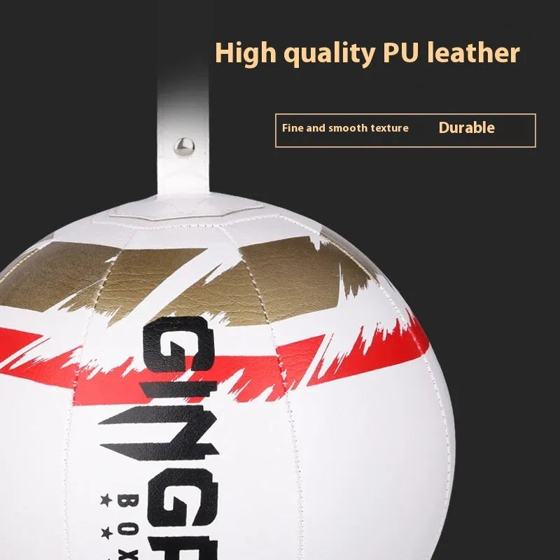 PU hanging boxing speed ball training equipment in black, black and green, or white colour options