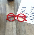 Retro round frame glasses with UV400 protection and blue light filtering in multiple colour options