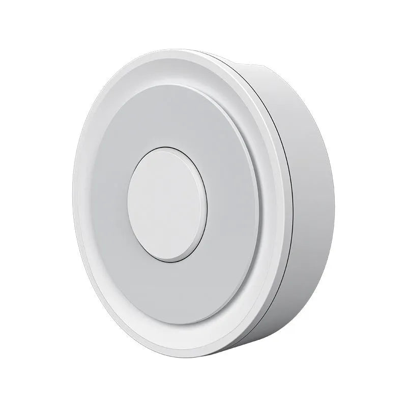 White smart home gateway with ZigBee 3.0 connectivity and 55 metre range