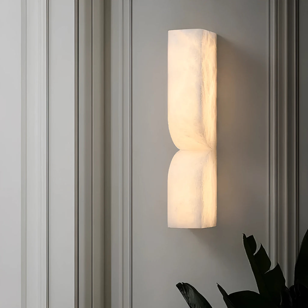 Copper wall lamp strip with modern Nordic design for bedroom lighting