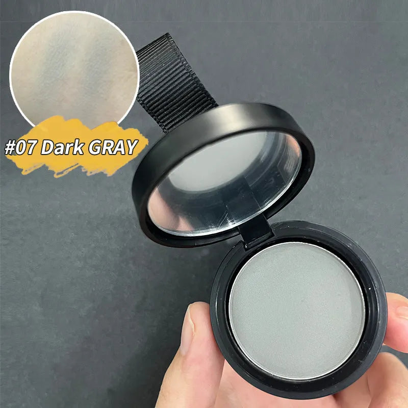 Hairline powder cosmetic product for skin tone improvement with multiple colour options