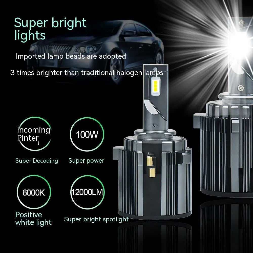 Volkswagen Golf 7 LED low beam headlight bulb with aviation aluminium alloy heatsink