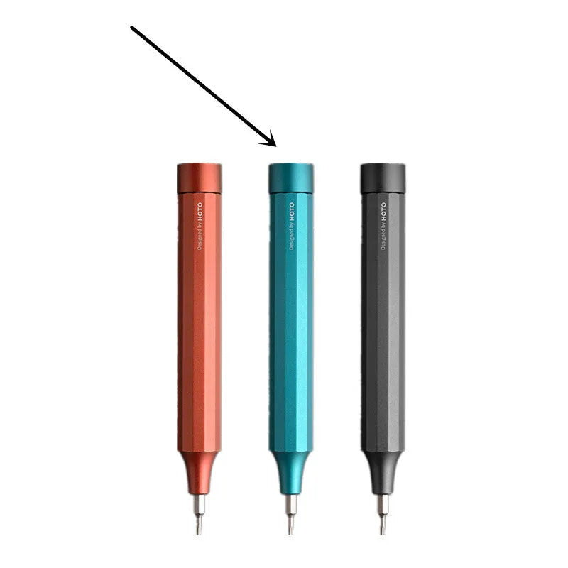 24-in-1 repair screwdriver set with aluminium body and magnetic bit storage for electronics repair
