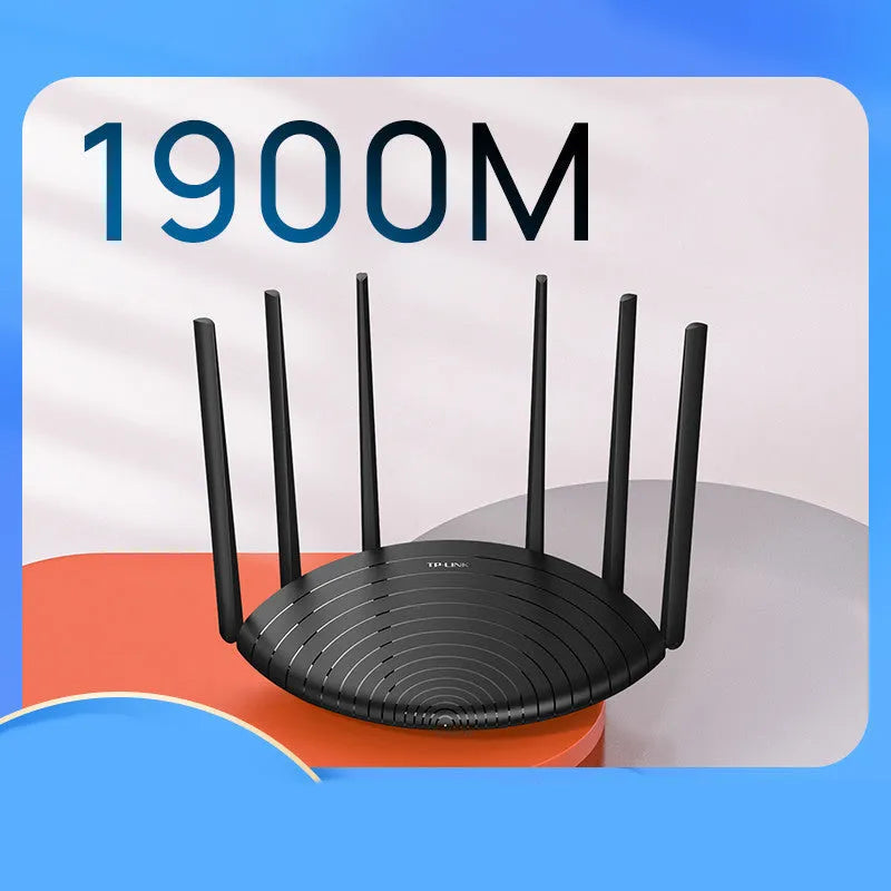 TL-WDR7661 Gigabit Edition AC1900 wireless router unit with network cable.