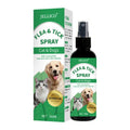 100ml dog cat in vitro pet skin itching spray with insecticide formula in a white bottle