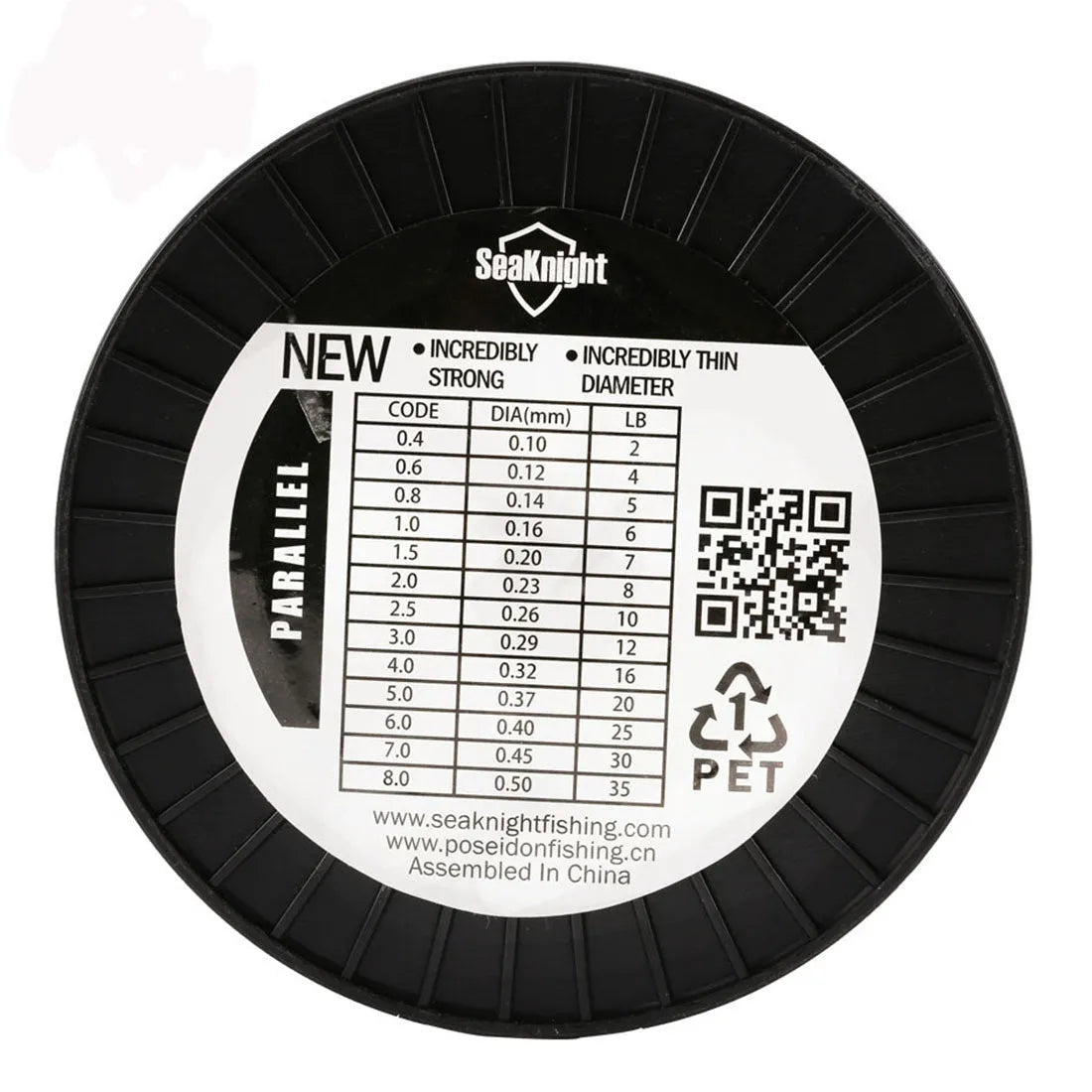 Seaknight1000 M nylon fishing line spool in choice of colours and sizes from 0.4mm to 8.0mm.