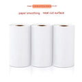 Three rolls of 57mm x 30mm thermal paper in packaging for small printers