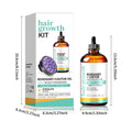 118ml bright yellow hair treatment oil bottle with included massage brush for hair strengthening application