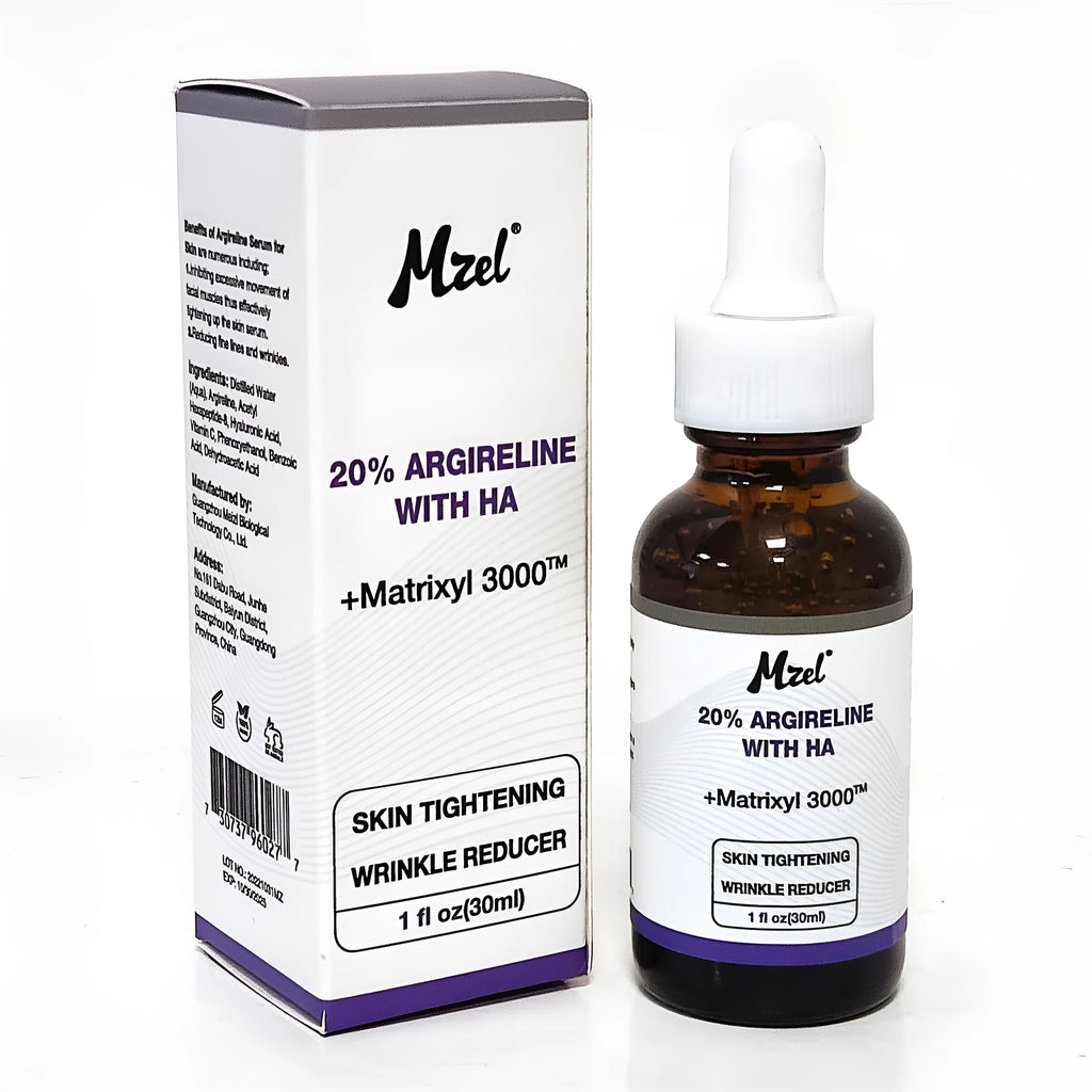 30ml bottle of six-peptide firming and brightening moisturising liquid for universal skin types.