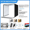50cm studio light box with metal frame and USB plug for product photography