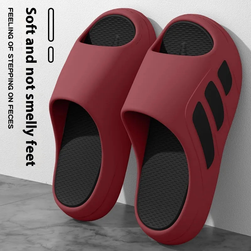 Men's EVA platform slippers in flip-flop style available in four colour options