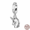 S925 silver oxidised bead pendant for DIY bracelet accessories, 2.2 x 0.9 cm, aperture 0.6 x 0.5 cm