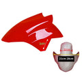 Electric car front wheel fender body in bright white ABS thickened material