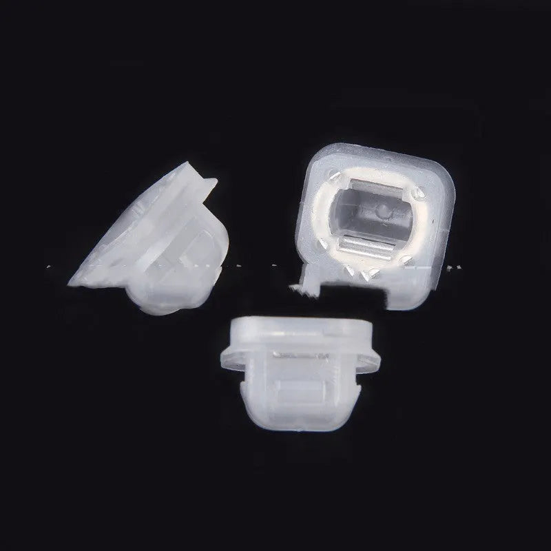 Transparent plastic interior trim fasteners for BMW E39 E38 peach wood seats