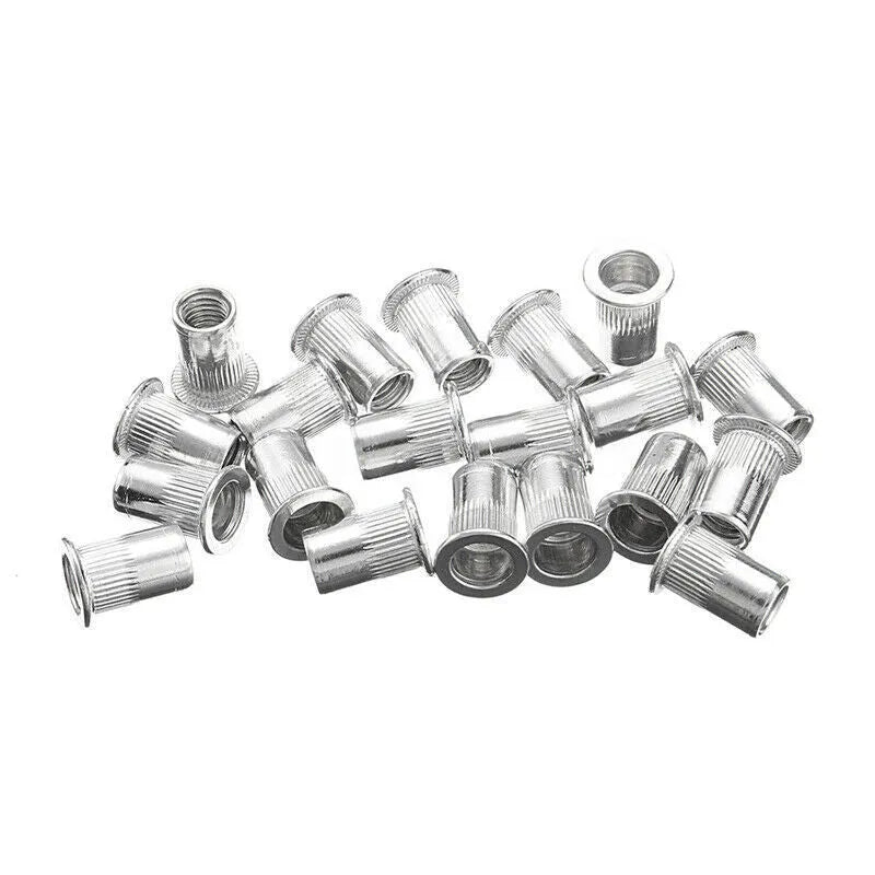 Alloy steel manual riveter nut set tool for blind rivet nuts, showing 86PC and 106PC kit options.