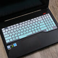 ASUS Flight laptop keyboard protective film cover showing transparent design with anti-glare coating