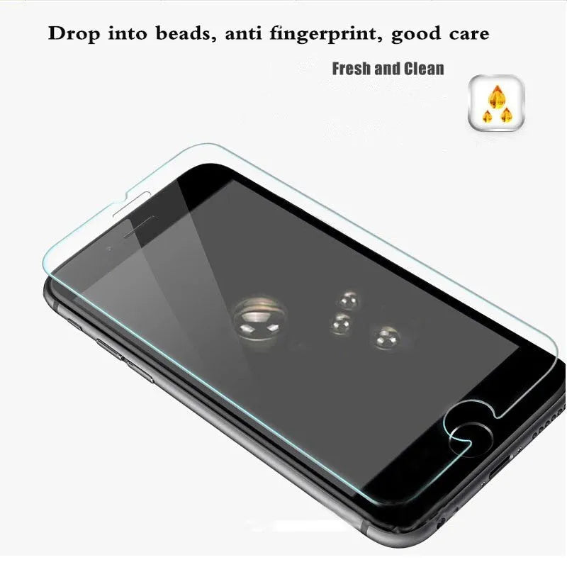 0.26mm tempered glass screen protector for iPhone with 9H hardness rating