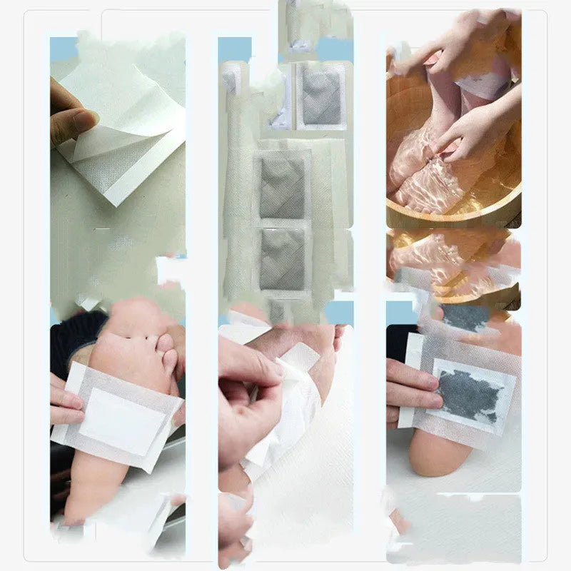 Meishi foot care paste soothing care box of 10 tablets for men and women foot nursing
