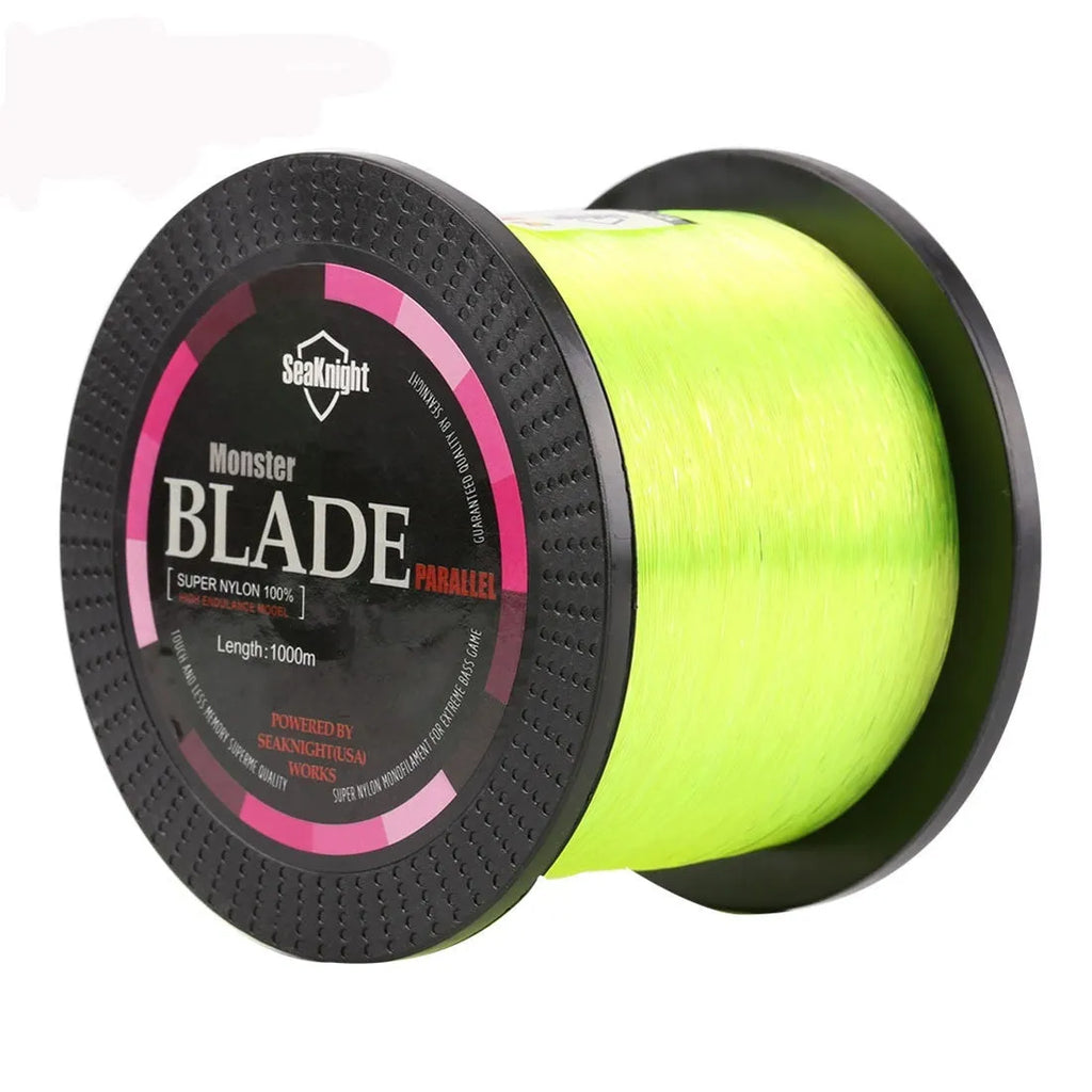 Seaknight1000 M nylon fishing line spool in choice of colours and sizes from 0.4mm to 8.0mm.