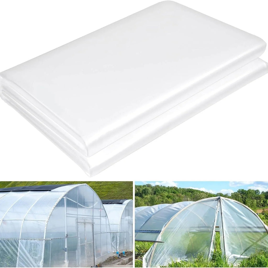 Plastic greenhouse film sheet for vegetable shed insulation, 4 metres by 8 metres