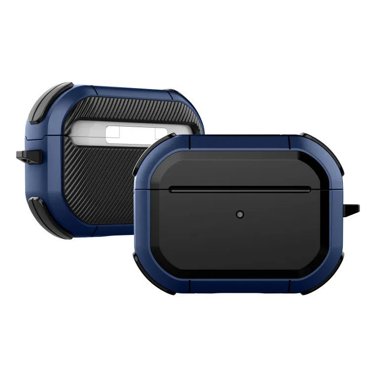 AirPods 1 2 Pro protective shell case in multiple colours including black, pink, and army green.