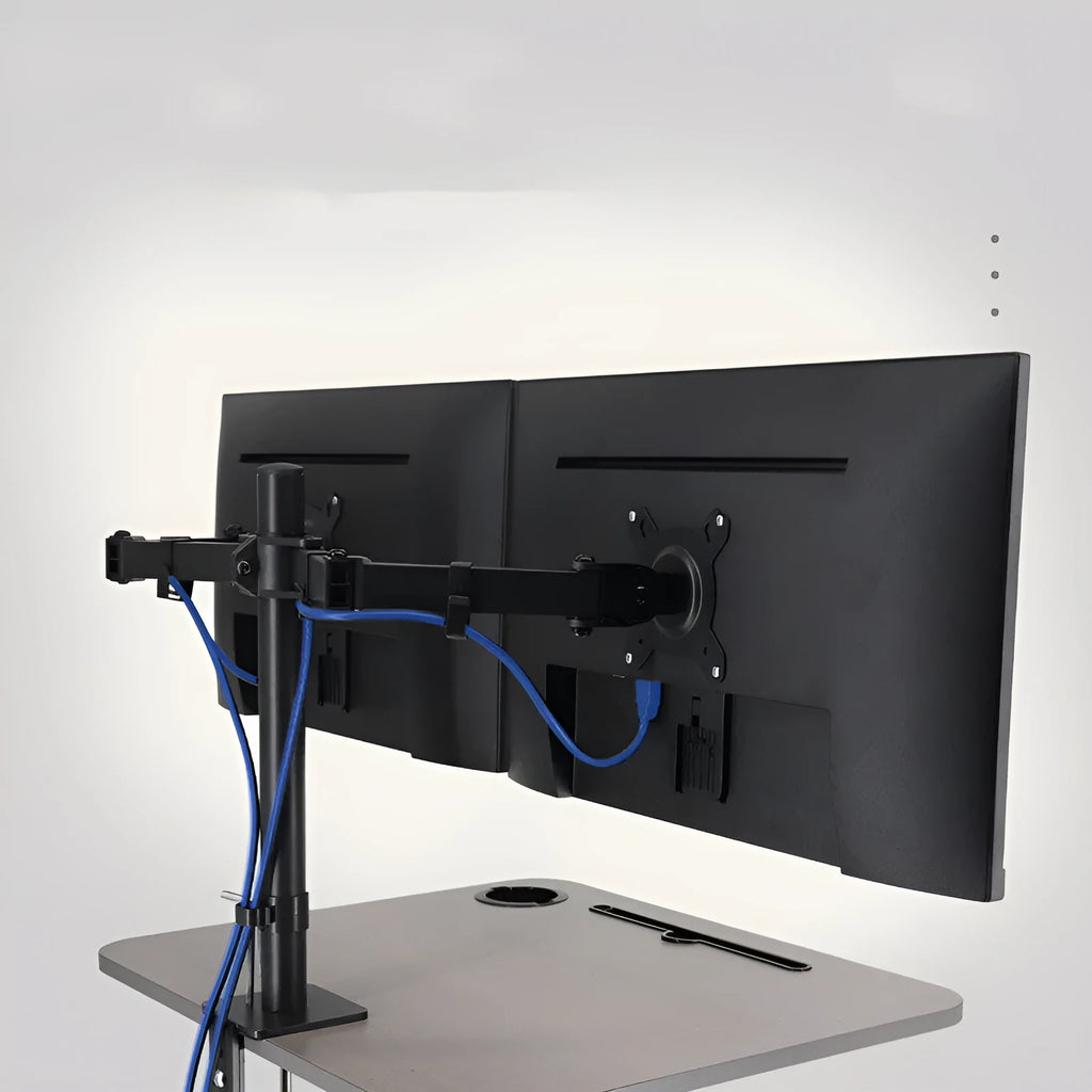 Computer lifting rotating display bracket made of steel for 13-32 inch monitors