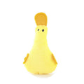 Plush duck pet toy with squeaker and catnip filling in four colour options