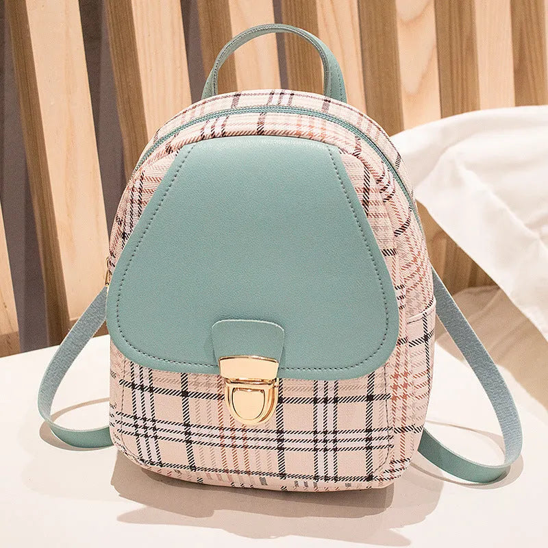 One shoulder diagonal phone bag in PU fabric available in black, blue, brown, pink, and red colours.