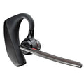 Black Bluetooth sports headphones with battery display showing stereo sound and call function