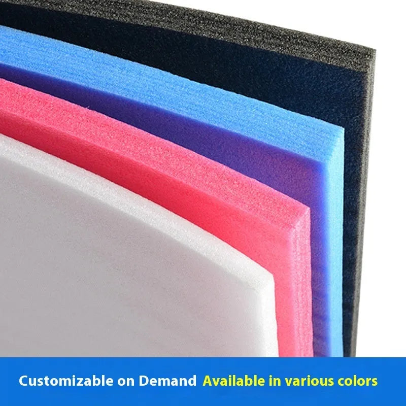 White high-density EPE pearl cotton foam board measuring 200cm by 100cm.