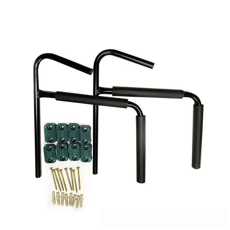 Carbon steel kayak wall hanger for surfboard and water sports equipment storage