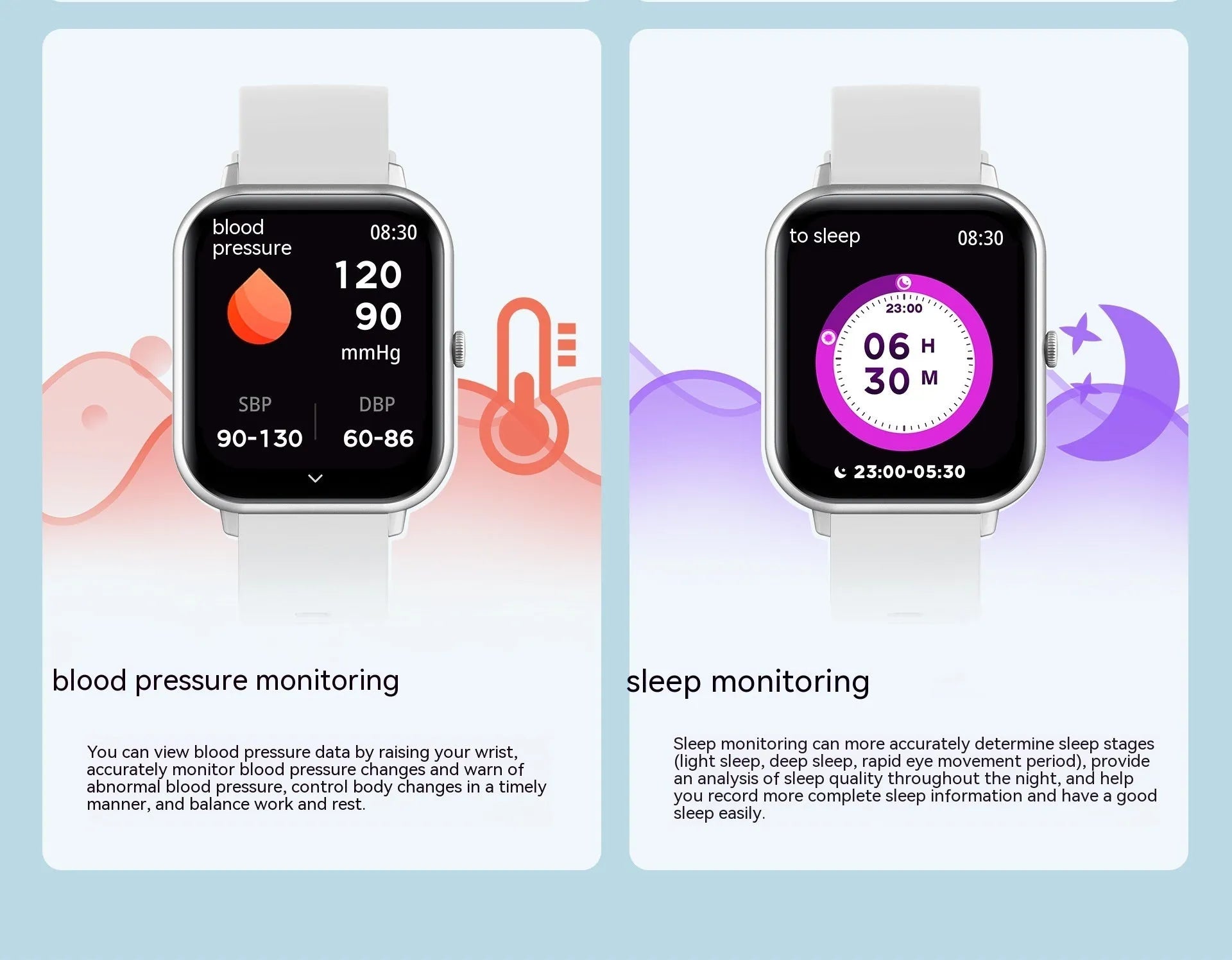 Bluetooth smart watch with heart rate monitoring and AI voice assistant in multiple colour options