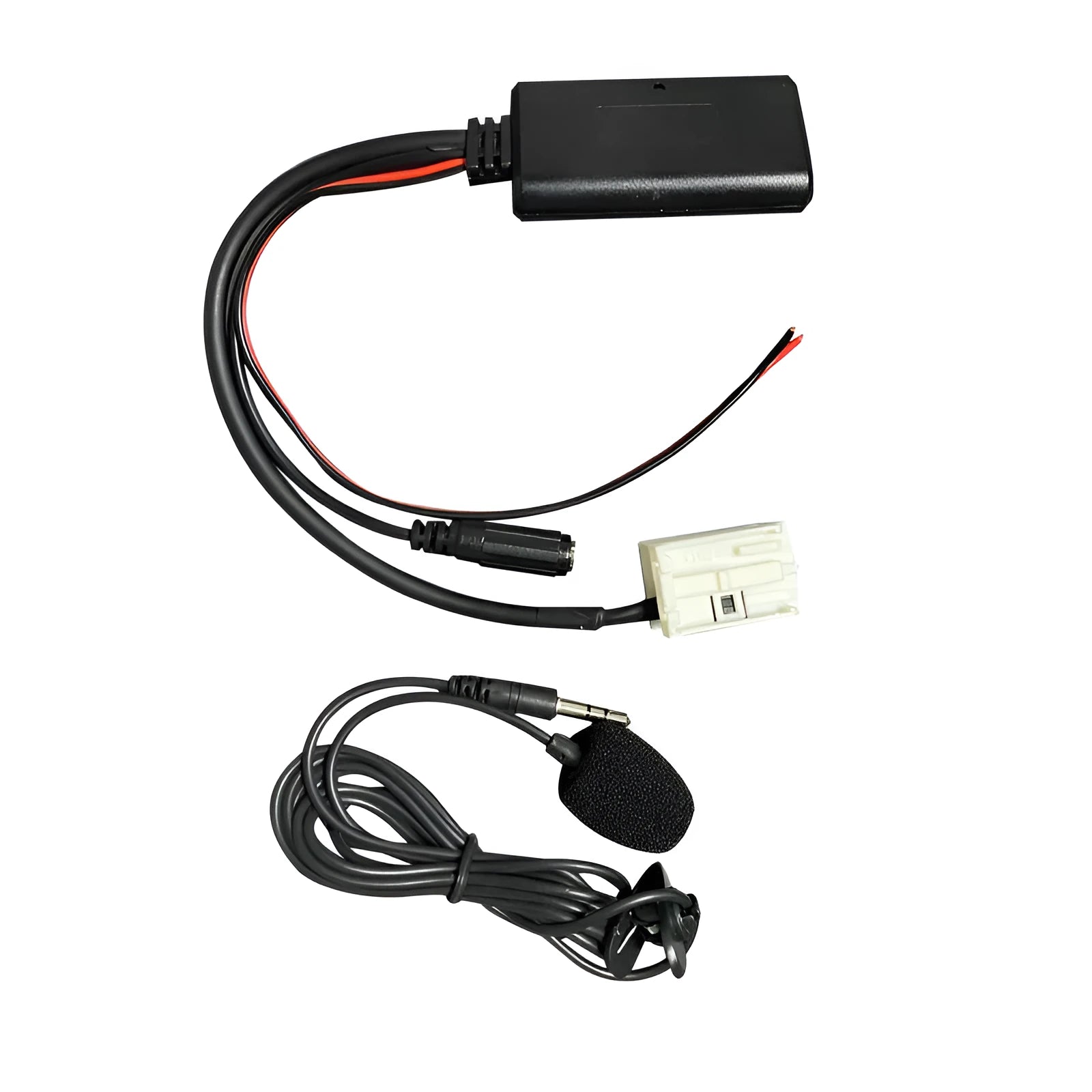 Bluetooth AUX cable adapter kit for Citroen and Peugeot car stereos with RD4 head unit.