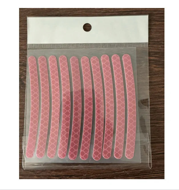 20-piece pack of multicoloured reflective PVC stickers for car and bicycle wheel hubs.