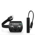 Black USB to HDMI smartphone video output adapter for TV screen mirroring