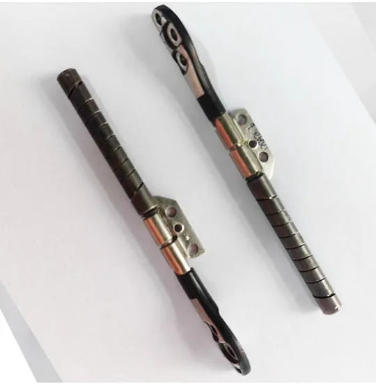 A1286 MacBook Pro 15-inch screen shaft pair in foam packaging
