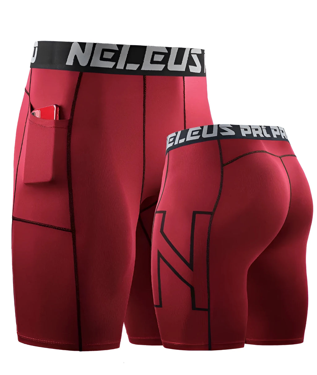 Men's milk silk polyester tight shorts for running and fitness in various colours