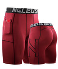 Men's milk silk polyester tight shorts for running and fitness in various colours