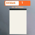 A4 A5 B5 writing pad notebook with tearable pages in blank, grid, and horizontal line styles