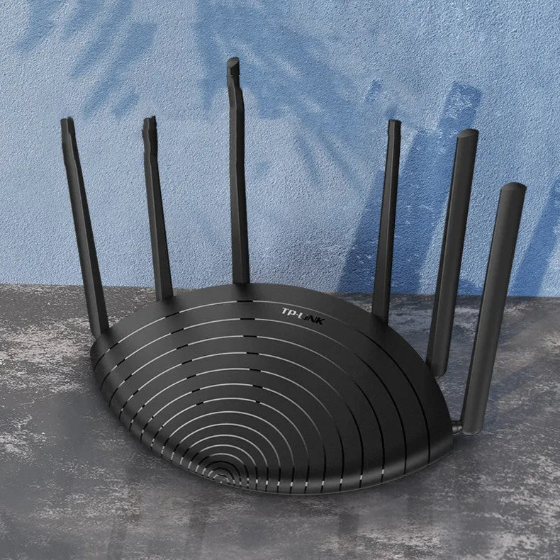 TL-WDR7661 Gigabit Edition AC1900 wireless router unit with network cable.