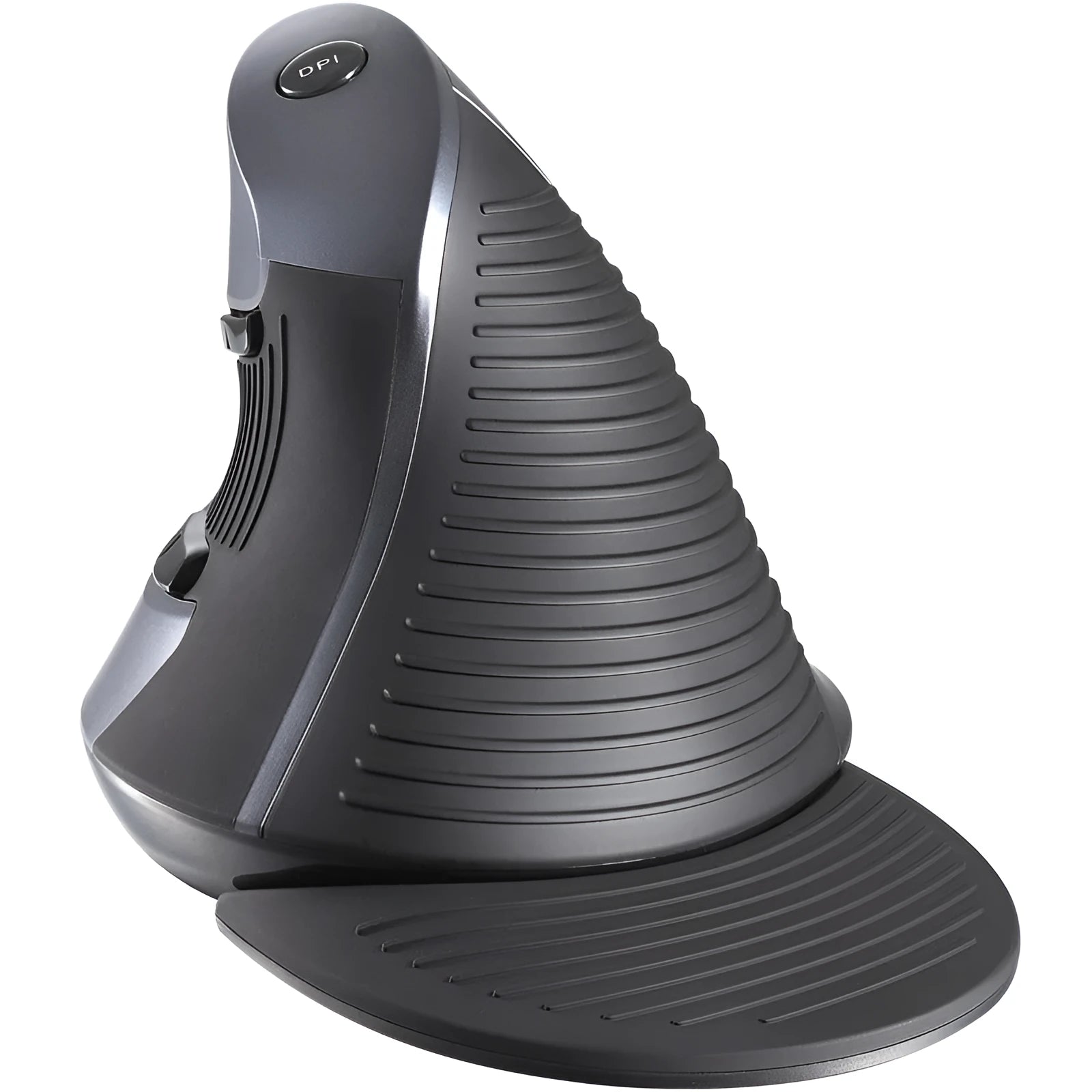M 618 wireless vertical ergonomic mouse in black or white with USB receiver