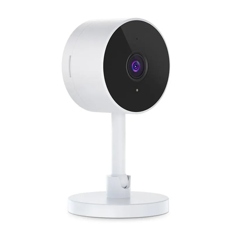 White FLASH FISH WiFi security camera with gun design for home monitoring